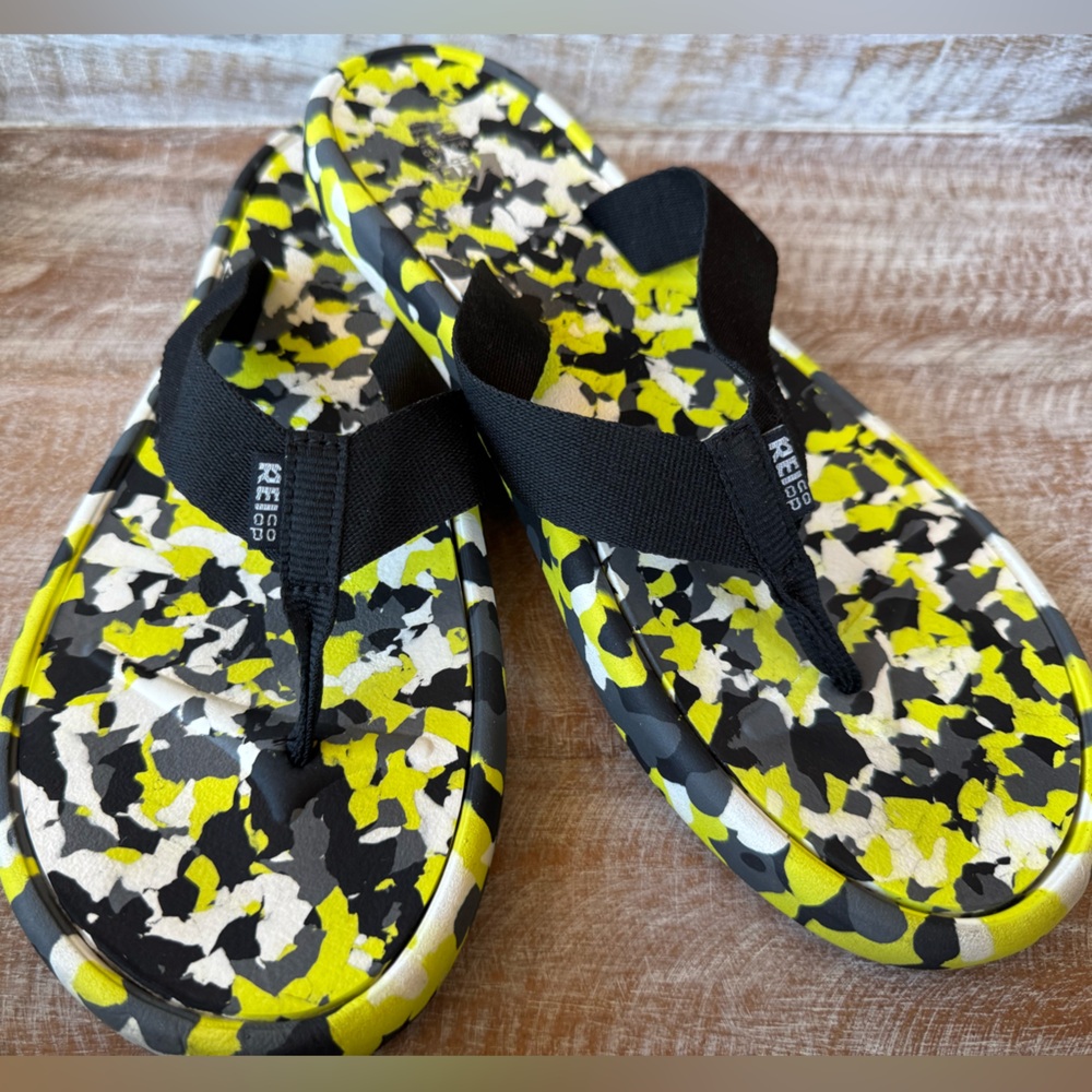 REI Co-op Camouflage Recycled Lightweight Foam Flip Flop Men’s Size 9/Women’s 10 - Picture 12 of 12